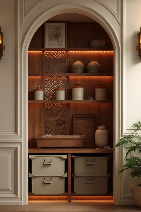Brass Lattice Pantry