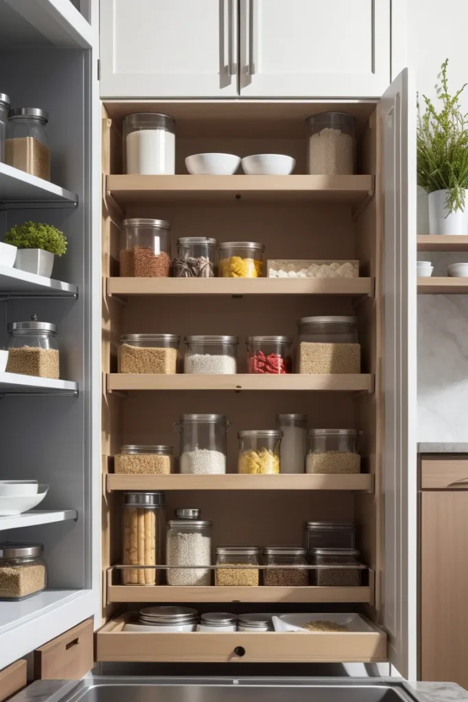 Breakfast grab shelf
