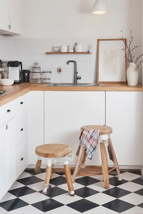 Checkerboard Floor Sticker Pop