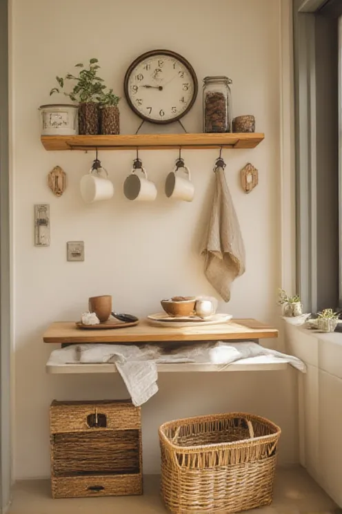 Corner Breakfast Shelf Nook