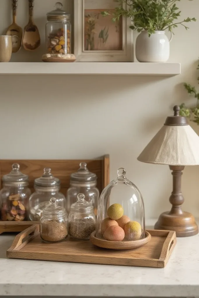 Countertop cloche display rack