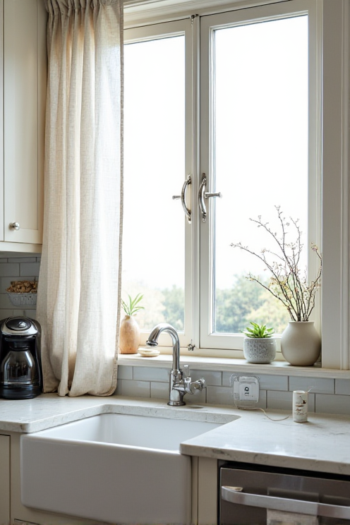 Window-ledge plug-in appliance bar