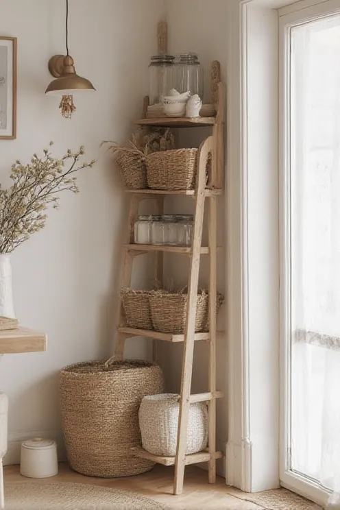 slim ladder shelf pantry